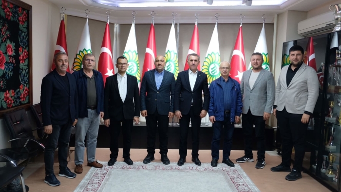 BORSA BAŞKAN ADAYI OĞUZ KURBAN VE EKİBİNİNDEN TRAKYA BİRLİK’E ZİYARET