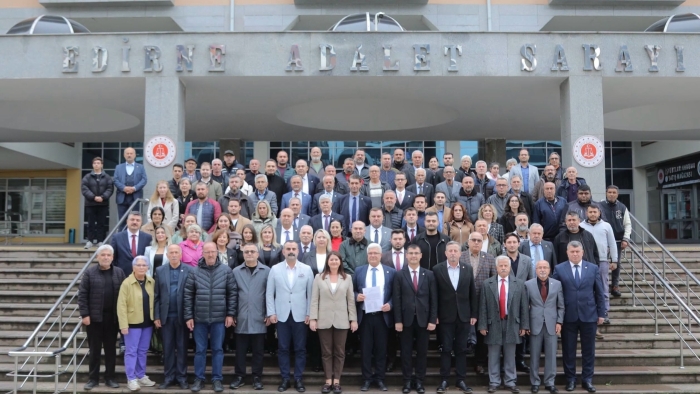YENİ PARTİ EDİRNE İL BAŞKANI BALKANLI MAZBATASINI ALDI