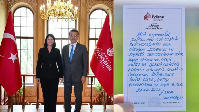 İMAMOĞLU’NDAN EDİRNELİLERE DUYGUSAL MESAJ