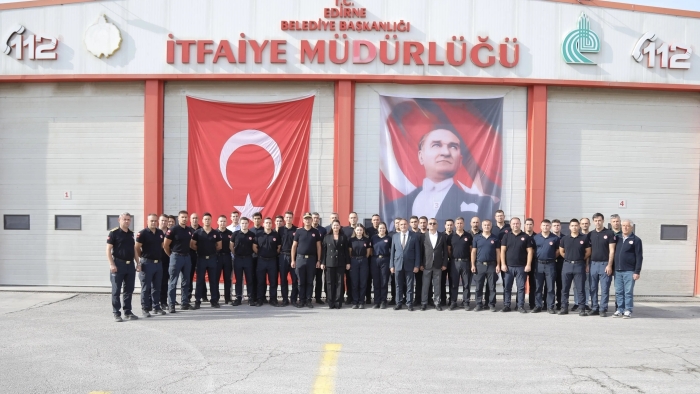 BAŞKAN GENCAN İTFAİYE HAFTASI’NDA İTFAİYE PERSONELİYLE BULUŞTU
