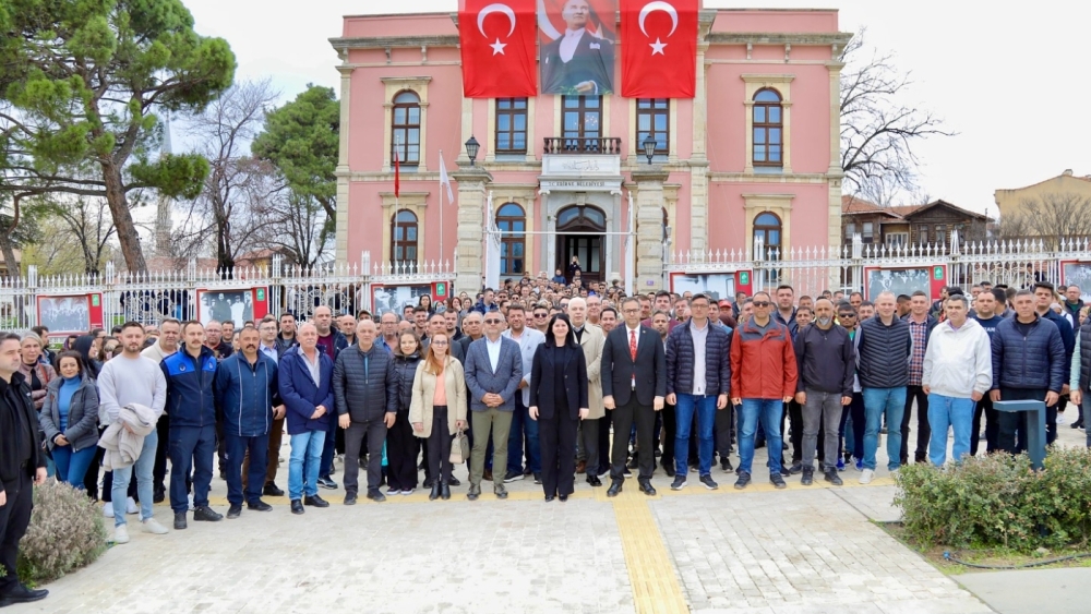 EDİRNE BELEDİYESİ’NDE BAYRAMLAŞMA TÖRENİ
