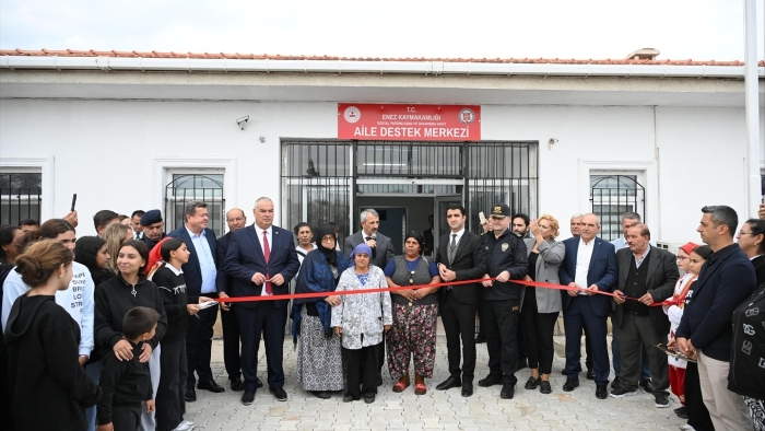 ENEZ’DE AİLE DESTEK MERKEZİ AÇILDI