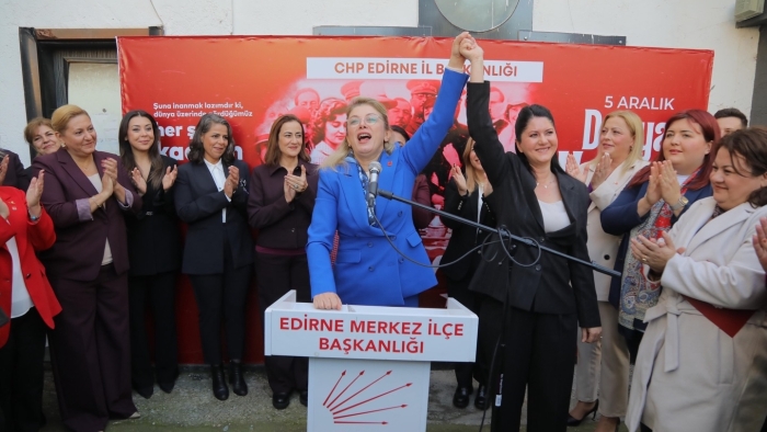 CHP KADIN KOLLARI GENEL BAŞKANI ASU KAYA: “KADIN VARSA DEMOKRASİ VARDIR”