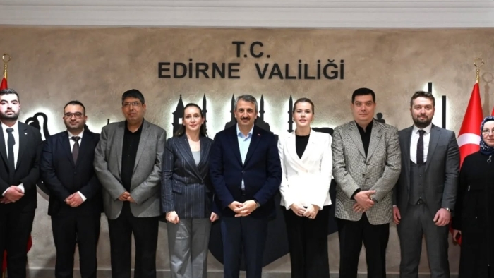 TÜRK KIZILAYI EDİRNE YENİ YÖNETİMİNDEN PROTOKOL ZİYARETLERİ