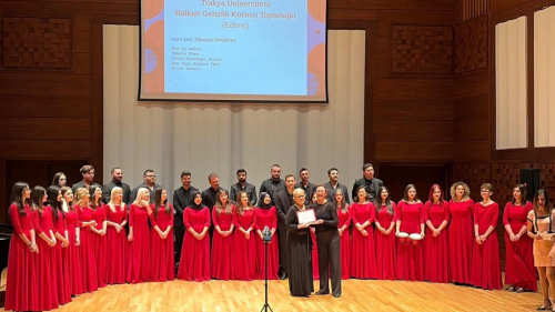 TÜ BALKAN GENÇLİK KOROSU FESTİVALDEN ÖDÜLLE DÖNDÜ