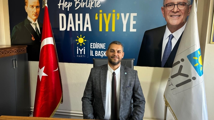 İYİ PARTİ EDİRNE İL BAŞKANI HAKAN ŞAHİN: “BASIN ÖZGÜR OLMADIKÇA, ÖZGÜRLÜK ASLA VAR OLAMAZ”